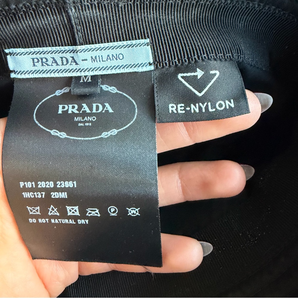 Prada Classic Black Bucket Hat - Picture 7 of 9